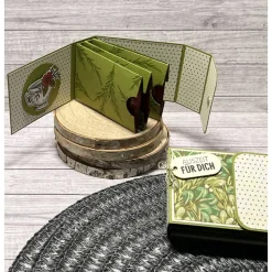 Teebüchlein Tee-Verpackung Tee kleine Auszeit Mitbringsel Gastgeschenk Geschenk Geschenkidee Winter Weihnachten