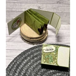 Teebüchlein Tee-Verpackung Tee kleine Auszeit Mitbringsel Gastgeschenk Geschenk Geschenkidee Winter Weihnachten