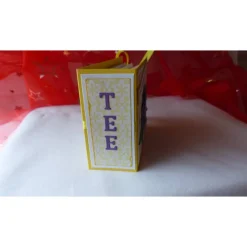 Teebeutelbuch mit Eule,Geburtstag