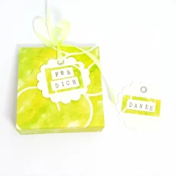 Teebeutelbuch Teealbum Hardcover, 2 Varianten-Marmorpapier oder Kleisterpapier