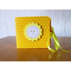 Teebeutelbuch,,Lächle und der Tag wird schön