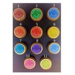 Teelicht Gastgeschenk Kommunion & Konfirmation – personalisierte Danksagung im Aludöschen im Organzabeutel