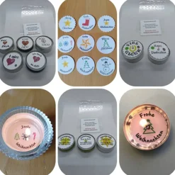 Teelicht mit versteckter Botschaft