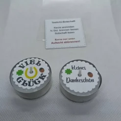 Teelicht Ostern mit versteckter Botschaft, verschiedene Designs und Anlässe