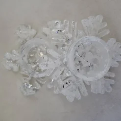 Teelicht Weihnachtsstern LED Epoxidharz 2 er Set