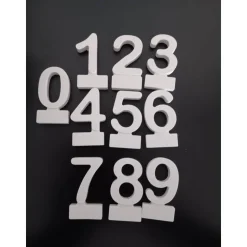 Teelichthalter mit Zahlen 0-9, Geburtstag