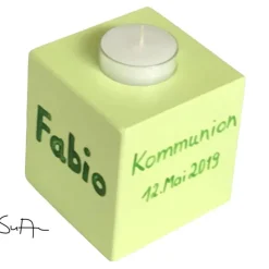 Teelichthalter/Kerzenwürfel/Teelichtwürfel aus Holz 