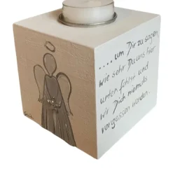 Teelichthalter/Kerzenwürfel/Teelichtwürfel aus Holz 