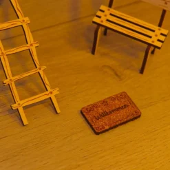 7teiliges Wichtelset aus Holz | Bastelset | Wichtel Wunschliste Vorlage | personalisierte Wichtel Geschenkidee