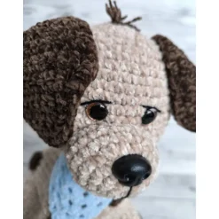 Theo – der treue gehäkelte Hund (Amigurumi)