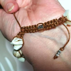 Tigerauge Herz Edelstein Armband camel handgemacht Armband  Zugarmband