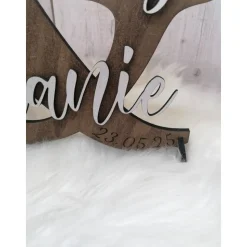 TiSaJa - Namensschild &-Zeichen Hochzeit Geschenk Jubiläum Geldgeschenk