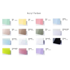 Tischaufsteller Hinweisschild Acryl Holz Salbei II