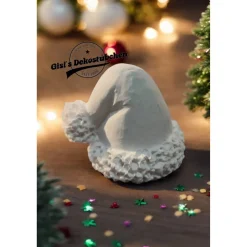 Tischdecko Keramik Weihnachtsmütze Bommel