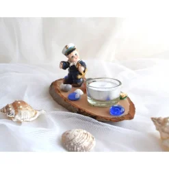 Tischdeko Baumscheibe 