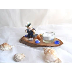 Tischdeko Baumscheibe 