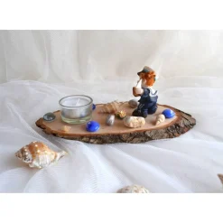 Tischdeko Baumscheibe 