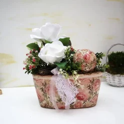 Tischdeko Gesteck Rosen