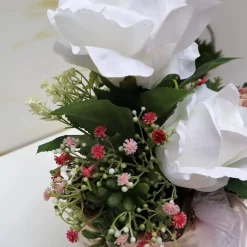 Tischdeko Gesteck Rosen