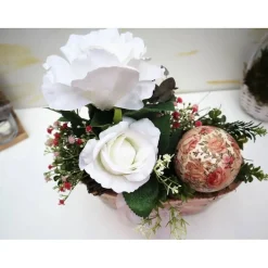 Tischdeko Gesteck Rosen