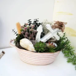 Tischdeko maritim Tischgesteck mit Anker