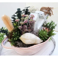 Tischdeko maritim Tischgesteck mit Anker