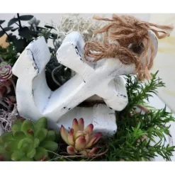 Tischdeko maritim Tischgesteck mit Anker