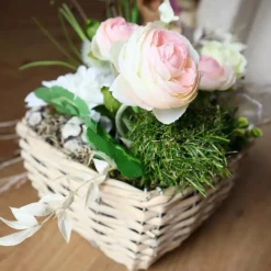 Tischgesteck Tischdeko Ostern Osterkorb