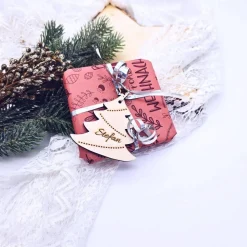 Tischkarten aus Holz | Namensschilder Weihnachten |  Geschenkanhänger | Deko Weihnachtsfeier | Tischkarte