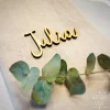 Tischkarten aus Holz Hochzeit  / Schriftzug Name / Gastnamen / Namenskarten / Gastgeschenke / Lasercut