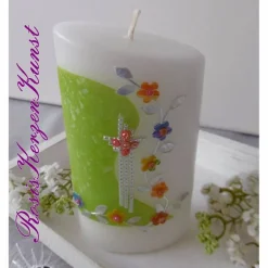 Tischkerze * Gastgeschenk-Kerze * Patenkerze * Kommunion * Konfirmation * Taufe * Geburt *