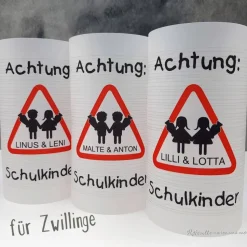 Tischlicht Lichthülle Einschulung Schulanfang 