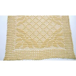 Tischläufer filigran gehäkelt Tischdecke beige Tischläufer Tischdekoration Heimtextilien