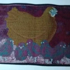 Tischset Tulip Patch – Frühlingshafte Grüntöne & dezente Tulpen | Gobelin 32x48cm