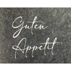 Tischsets aus Filz, beplottet