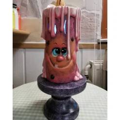 Tolle Halloween Kerze aus Keramik