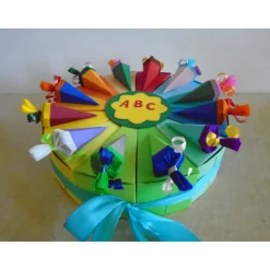 Torte Einschulung Schulanfang Geldgeschenk Junge O.Mädchen Schachteltorte Papiertorte Schule Gastgeschenk Schulstart