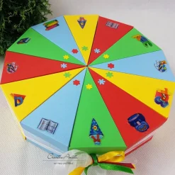 Torte SCHULANFANG EINSCHULUNG 2stöckig Geschenkidee - Geldgeschenkverpackung