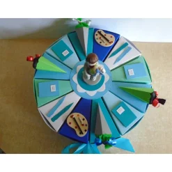 Torte zur Einschulung Schulanfang Geldgeschenk Junge Schachteltorte Papiertorte Verpackung 1. Schultag Schule