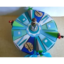 Torte zur Einschulung Schulanfang Geldgeschenk Junge Schachteltorte Papiertorte Verpackung 1. Schultag Schule