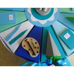 Torte zur Einschulung Schulanfang Geldgeschenk Junge Schachteltorte Papiertorte Verpackung 1. Schultag Schule