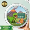 Tortenaufleger essbar T-Rex Dino Einschulung Schulanfang Tortenbild