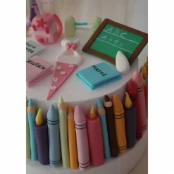 Tortenaufleger Fondant Geburtstag Tortendeko Einschulung Schulanfang