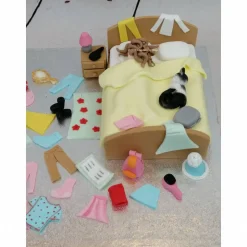 Tortenaufleger Fondant Geburtstag Tortendeko Teenie Zimmer unaufgeräumt