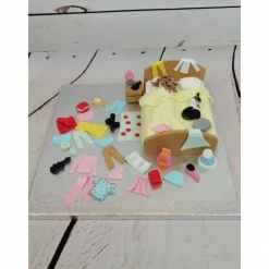 Tortenaufleger Fondant Geburtstag Tortendeko Teenie Zimmer unaufgeräumt