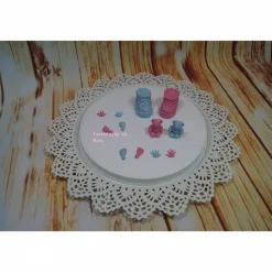 Tortenaufleger Fondant Geburtstag Tortendeko Babyshowerparty Babyparty