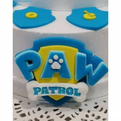 Tortenaufleger Fondant Geburtstag Tortendeko Geburtstagszahl in Paw Patrol Stil