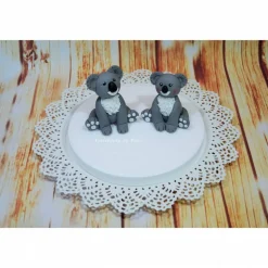 Tortenaufleger Fondant Geburtstag Tortendeko Koalabärchen Hochzeitspaar Koala