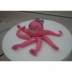 Tortenaufleger Fondant ,Geburtstag Tortendeko Krake Tintenfisch Octopus