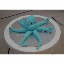 Tortenaufleger Fondant ,Geburtstag Tortendeko Krake Tintenfisch Octopus